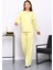 Sarı Biye Detaylı Sweat Pantolonlu Takım 1