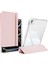 ​​apple iPad Pro 13 2025 M5 Kılıf Magnetik Ayrılabilen Airbagli Zore Sliding Tablet Kılıfı - Pembe A 1