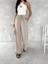 Ayrobin Oversize Kadın Pantalon - Bej 4