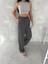 Ayrobin Oversize Kadın Pantalon - Füme 3