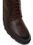 Erkek Kahverengi Fermuarlı Deri Casual Bot 25WFD6717FT 9