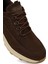 Erkek Kahverengi Bağcıklı Kalın Tabanlı Nubuk Deri Casual Sneaker 25WFD6759V3 8