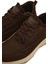Erkek Kahverengi Bağcıklı Kalın Tabanlı Nubuk Deri Casual Sneaker 25WFD6759V3 10