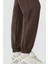Kadın Esnek Bel Modal Touch Jogger Pantolon Kahve Kahvesi 4