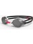 Yüzücü Gözlüğü Seti - İsveç Tipi - Standart Beden - Siyah/Kırmızı - Aynalı Cam 1