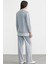 Tam Fermuarlı Tunik Eşofman Takım - Gri 5