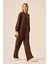 Kadın Oysho Pantolonlu Takım Acı Kahve 31224 4