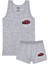 Erkek Çocuk Atlet Boxer Likralı Gri Araba (%96 Pamuk - %4 Elastan) 1