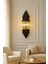 LUXURY MODERN AYDINLATMA SİYAH RENK KRİSTAL APLİK DUVAR LAMBASI ELEKTİRİKLİ 1