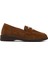 Kadın Vizon Tokalı Süet Deri Comfort Loafer 25AFD410210 1