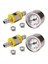 2x Evrensel Yakıt Basınç Göstergesi 1/8 Npt (140 Psı) 3/8 Inç Yakıt Hattı Yakıt Basıncı Göstergesi Sensörü T-Fitting Adaptörü (Yurt Dışından) 2
