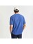 Erkek Lacivert Relaxed Fit Bisiklet Yaka Logolu T-Shirt 3