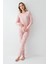 Kadın Pembe Pijama Takımı 1