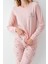 Kadın Pembe Pijama Takımı 4