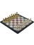 Gifthome Metal Satranç Takımı/Seti;Büyük,Klasik,Parlak Taş ve Bahar Desenli Satranç Tahtası 1