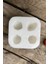Concept Çilek Dörtlü Mum Kalıbı (Silikon) (2,5 x 2,5 x 3 Cm) (Küçük Süsleme Kalıbı) 1 Adet 2