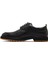 Erkek Siyah Bağcıklı Deri Casual Ayakkabı 25WFD604118 2
