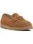Kadın Taba Tokalı Süet Deri Comfort Loafer 25AFD154010 6