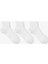 Unıted4 Core Unisex Beyaz 3'lü Çorap 5