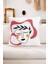 45X45 Özel Tasarım Panç Süzene Desen Dekoratif Kırlent Kılıfı Modern Beyaz 52 2