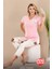 Lady Baskılı Kapri Pijama Takımı 1