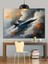 Savaş Uçağı Hız Gökyüzü Dekoratif Kanvas - Mdf Ahşap Tablo 3