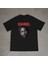 Damn Tasarım Baskılı Siyah Oversize T-Shirt 1