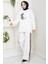 Kaplan Nakışlı Oysho Ikili Takım 1648 - Beyaz 5