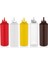 5'li Kapaklı Fişek Sosluk – Akıtmaz & Kapanabilir Uçlu Sıkma Sos Şişesi (250 ml / 500 ml / 750 ml / 1000 Ml) 1