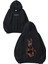 Doberman Real Tasarım Baskılı Oversize Siyah Kapüşonlu Sweatshirt 1