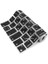 Rusça Klavye Macbook Air-Pro Koruyucu (Touchbarsız) A2681 A3113, A2941 A3114, A2442 A2779 A2992 A2918, A2485 A2780 A2991 ile Uyumlu Siyah 4