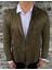 Erkek Süet Kruvaze Slim Fit Ceket 2