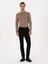 Erkek Siyah Slim Fit Beli Bağcıklı Kanvas Pantolon 50308731-VR046 1