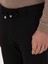 Erkek Siyah Slim Fit Beli Bağcıklı Kanvas Pantolon 50308731-VR046 5