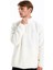 Ekru Erkek Dik Relaxed Polar Sweatshırt C4WM-SWT4201 1