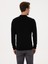 Erkek Siyah Slim Fit Yün Karışımlı Polo Yaka Basic Triko Kazak 50315267-VR046 5