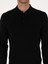 Erkek Siyah Slim Fit Yün Karışımlı Polo Yaka Basic Triko Kazak 50315267-VR046 6