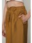 Kadın Düz Renk Beli Lastikli Bol Paça Pantolon 3