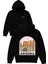 Arızona 1 Tasarım Baskılı Oversize Siyah Kapüşonlu Sweatshirt 1