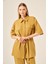 Ftz Kadın Keten Takım Hardal 31196 3