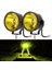 2pcs 4 Inç LED Iş Işığı 4x4 Offroad 30W 14000LM Süper Parlak Beyaz Yuvarlak Sis Far Motosiklet Atv Tekne Sarı (Yurt Dışından) 2