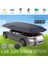 Gri Araba Güneş Gölge Dayanıklı Araba Ön Cam Güneş Arabası Şemsiye Güneş Gölge Kapak Açık Araba Araç Çadırı Karşıtı Anti-Uv Güneş (Yurt Dışından) 3