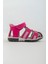 Unisex Çocuk Fuşya Deri Ortopedik Outdoor Çocuk Sandalet 15