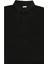 Siyah Slim Fit Düğmeli Polo Yaka T-Shirt 4