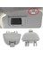 Araba Güneşi Vizör Klips Plastik Güneş Vizör Kanca Klips Volkswagen Için Passat Audi A6 6R0857561 Gri (Yurt Dışından) 2