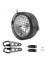 Retro Vintage Motorcycle Universal Yan Mount 35W 6.5 Inç Şeffaf Far Cafe Racer ile Grille + Braket Kiti (Yurt Dışından) 1