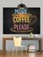 Kahve Fincanında Eğlenceli Yazı Dekoratif Kanvas - Mdf Ahşap Tablo 2