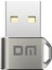 Dm AD038 USB To Type-C Metal Otg Çevirici Dönüştürücü Adaptör 2