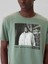 Erkek Yeşil Biggie Grafikli T-Shirt 9