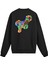 Sırt Baskılı Soyut Sanat Tasarımlı Sweatshirt 1